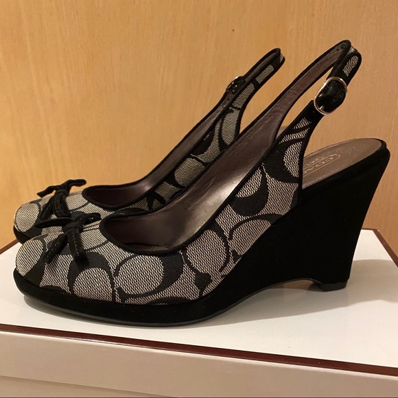 Brand New COACH Wedges - Picture 1 of 5